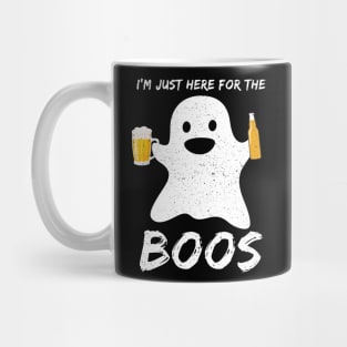 I'm just here for the boos Funny Beer Lover Halloween Mug